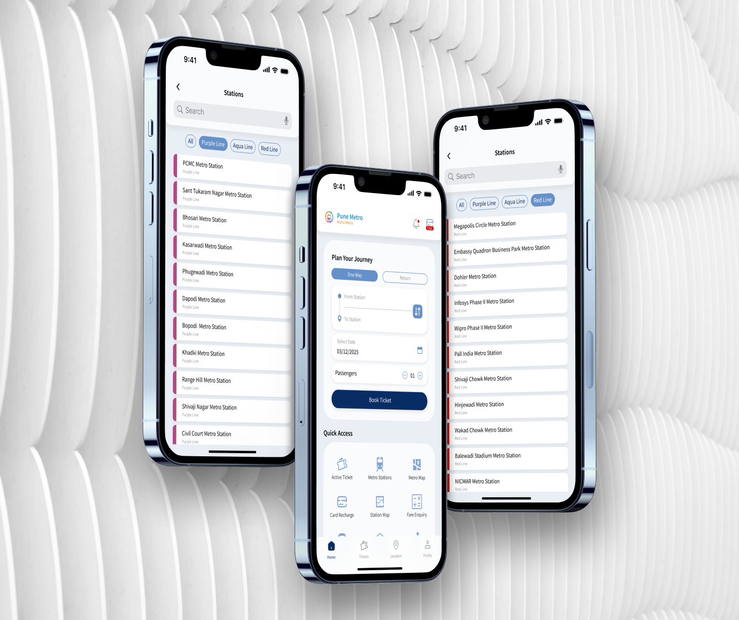 Redesigning Pune Metro App project image