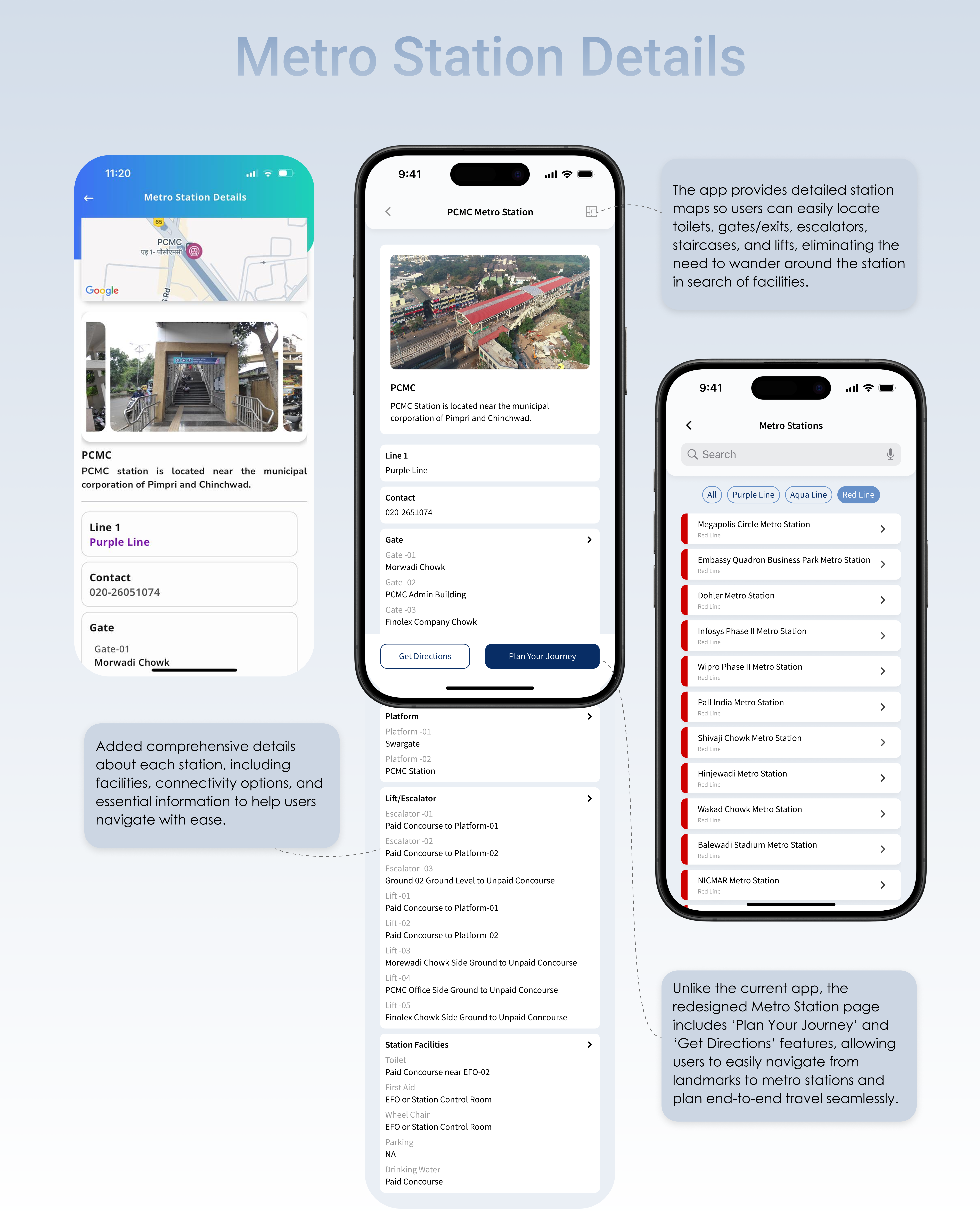 Redesigning Pune Metro App project image