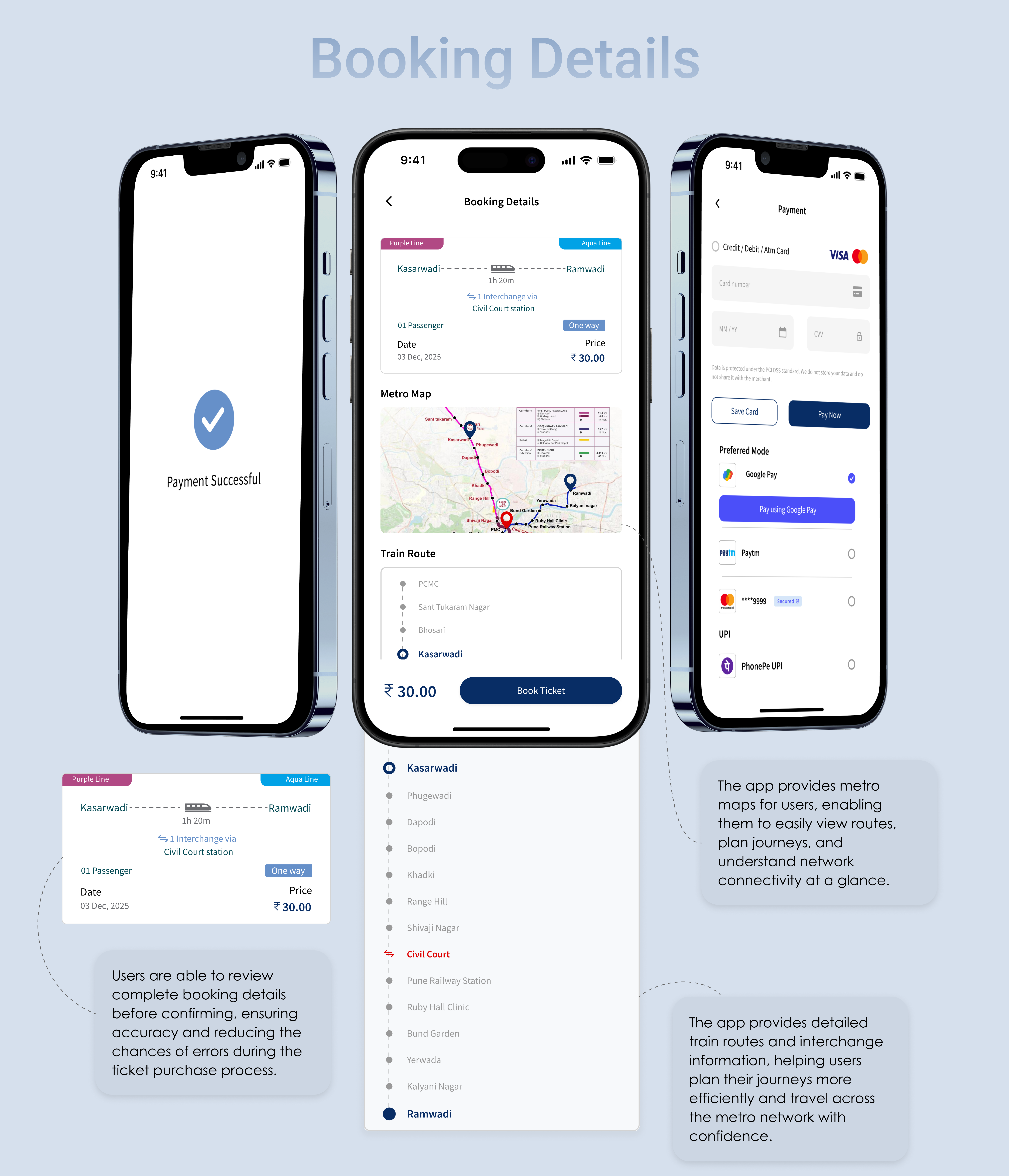 Redesigning Pune Metro App project image