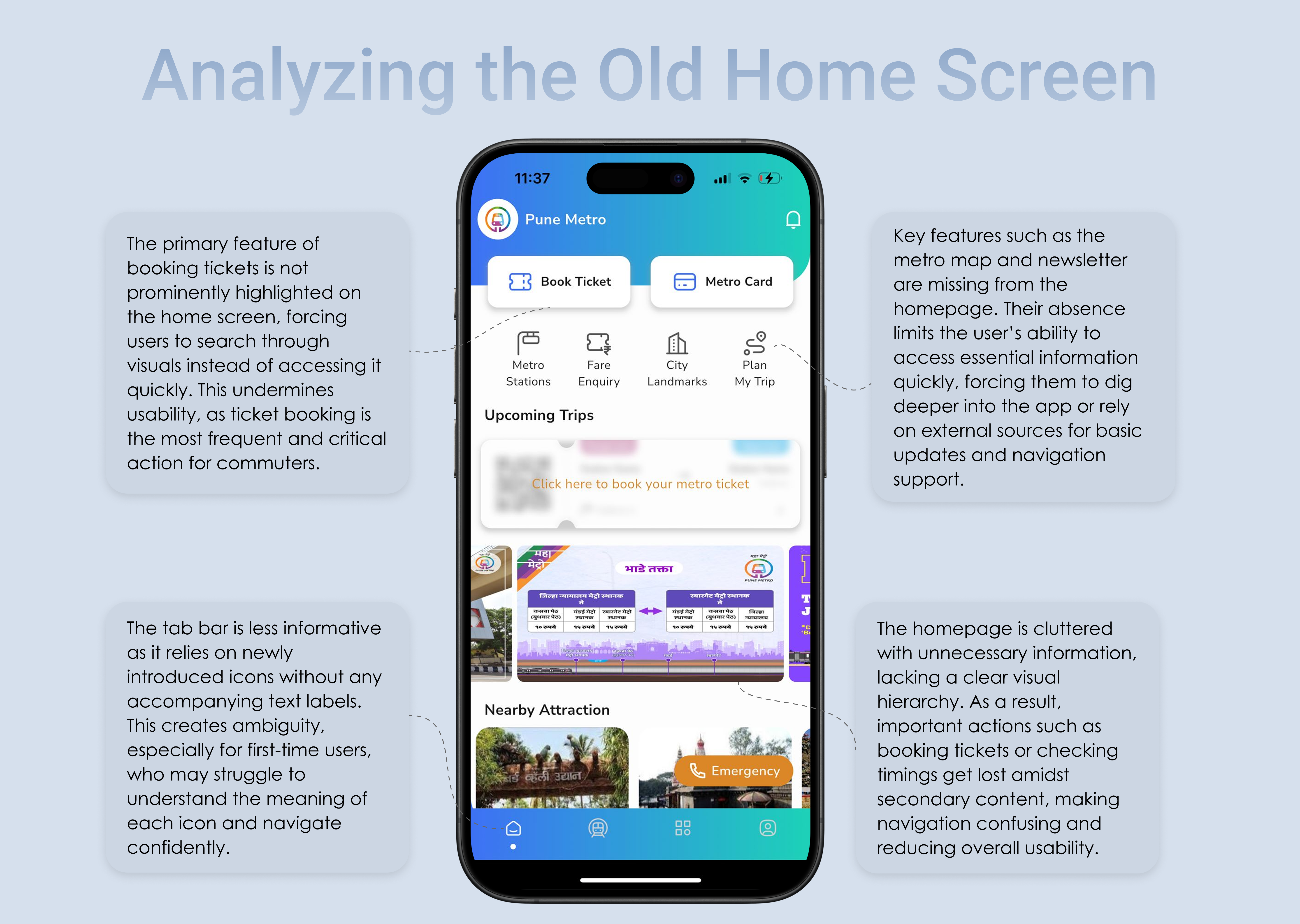 Redesigning Pune Metro App project image