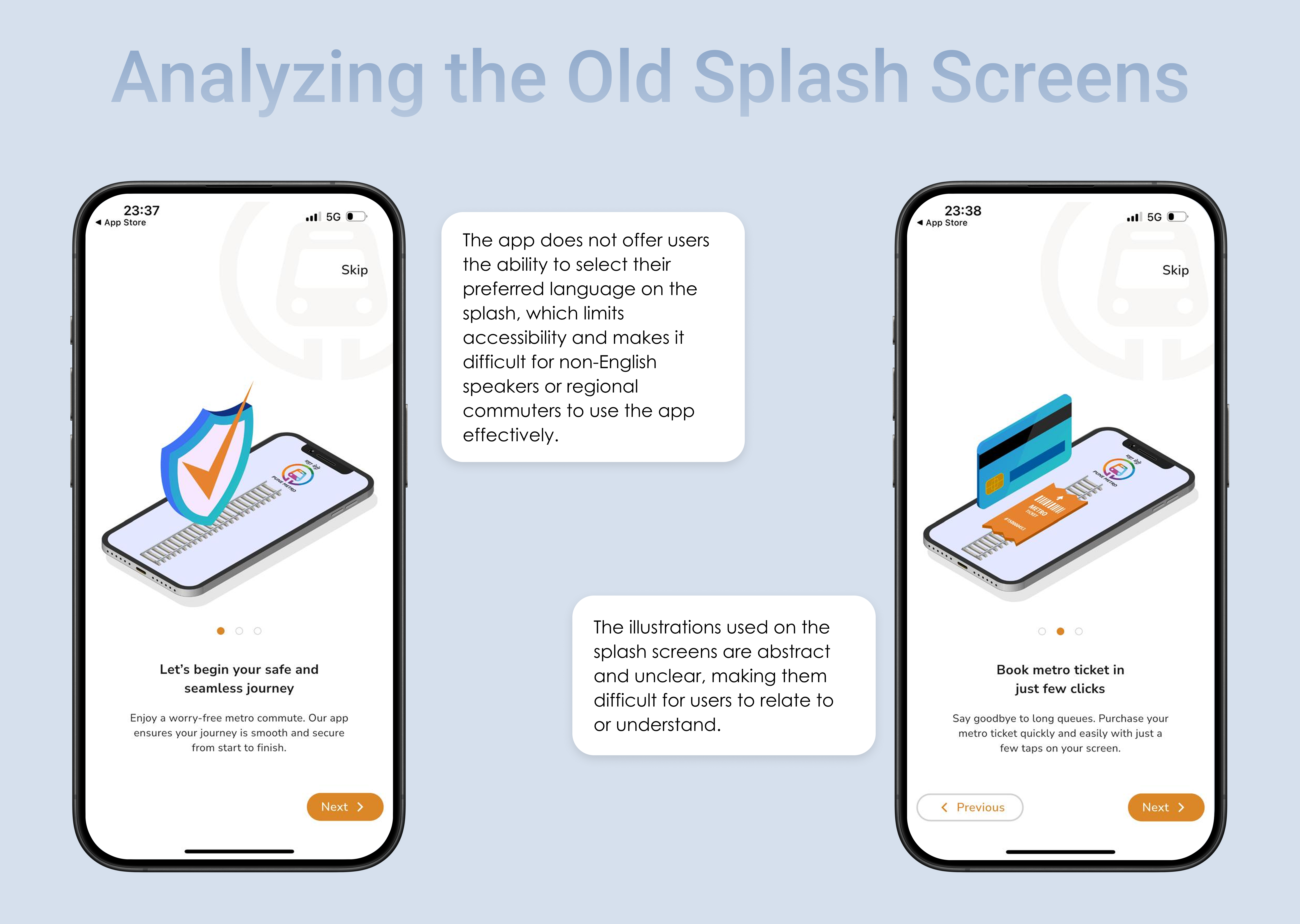 Redesigning Pune Metro App project image